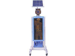 キタムラ産業　ソーラー式LED電光盤　SLGE-1332-3A050B