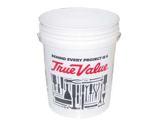TrueValue PE ﾍﾟｰﾙ缶 18L   ﾎﾜｲﾄ　V389992