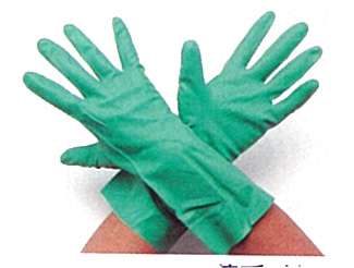タスコ　二トリルゴム手袋（薄手・植毛付）L　TA967EC-2