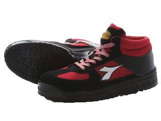 DIADORA　安全靴　EGRET（BLK+RED+WHT）　EG-231　23cm
