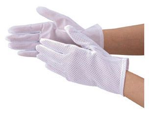 トラスコ　低発塵縫製手袋(長時間作業用・10双入)　Mサイズ　DPM128-M