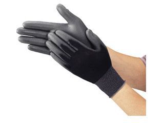 トラスコ　ウレタンフィット手袋　Sサイズ　TUFG-BS(ブラック)