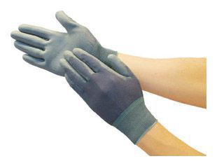 トラスコ　カラーナイロン手袋PU手のひらコート　Sサイズ　TGL-3232-GY-S(グレー)