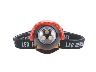 トラスコ　LEDヘッドライト(赤色レンズ付)　TCL-693CRN