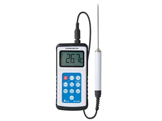 シンワ　デジタル温度計H-3　最高・最低隔測式プローブ　防水型　73083