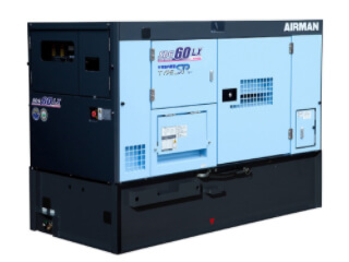 AIRMAN(北越工業)　分電盤内蔵エンジン発電機　SDG60LXR-5B1