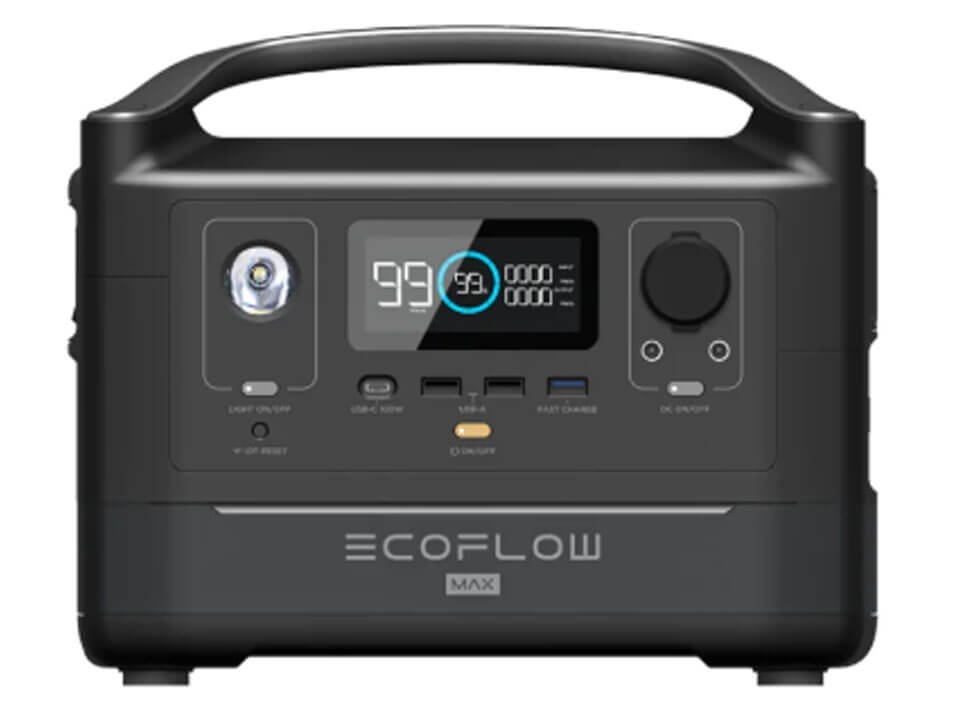 EcoFlow　ポータブル電源　EcoFlow RIVER Max　EFRIVER600MAX-JP