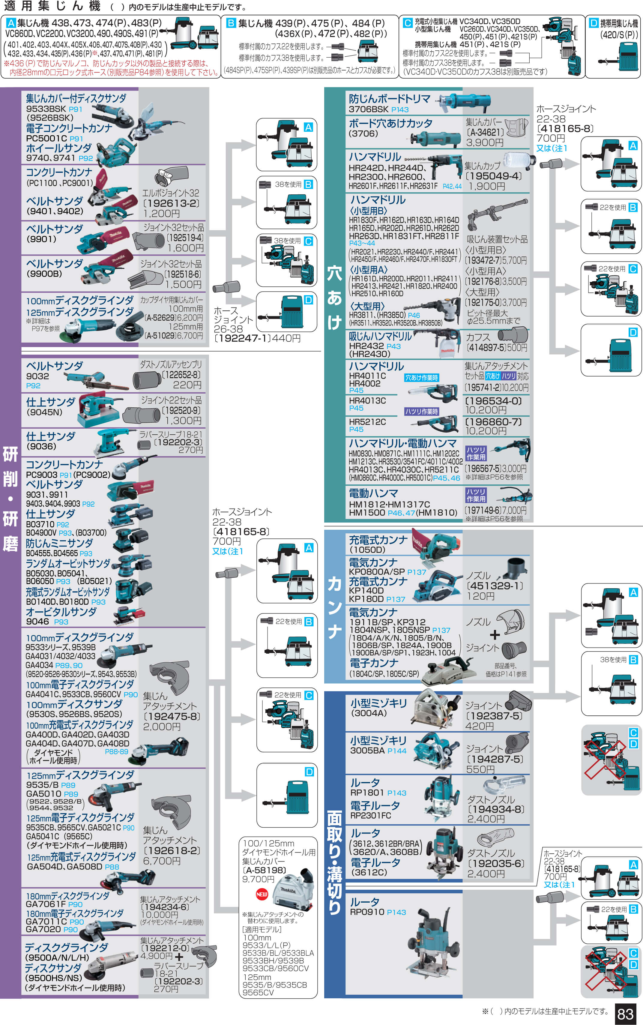 マキタ 集塵機 ジョイント