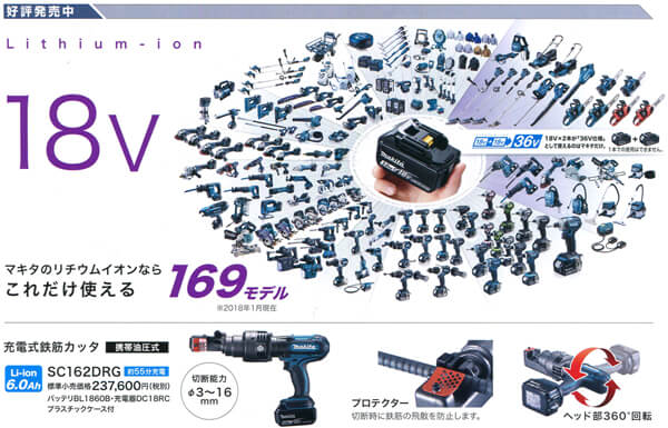 高評価！ 電動工具の道具堂マキタ 18V 充電式鉄筋結束機 TR180DRGX フルセット バッテリBL1860B 充電器DC18RF ケース付 