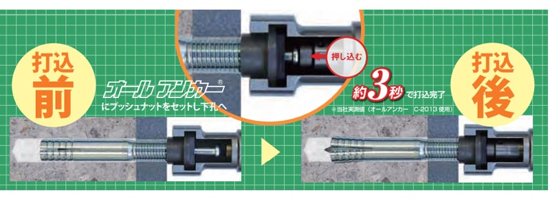 IKK SD-2036-CL アンカー打込機 ウエダ金物【公式サイト】