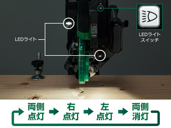 HiKOKI(日立工機) C3607DRA(K)(XPS) 36Vコードレス卓上スライド丸のこ(黒鯱チップソー標準付属) ウエダ金物【公式サイト】