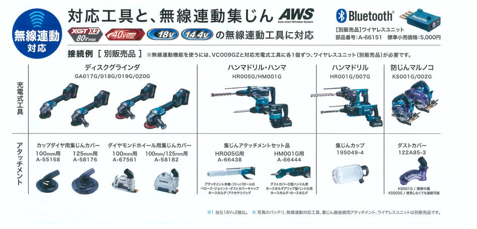 無線連動集じん