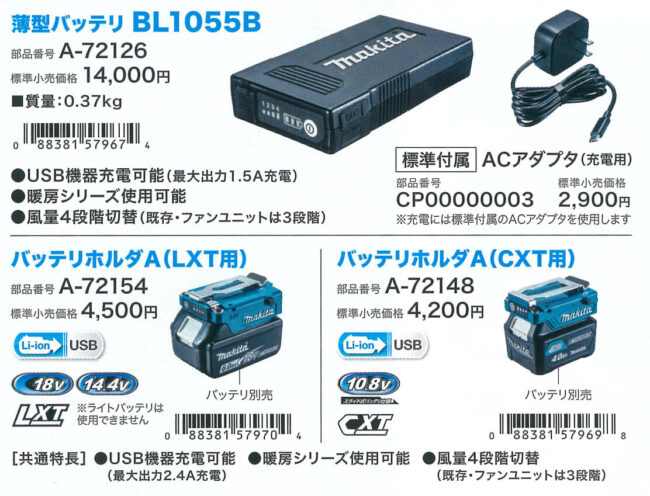 マキタ ファンジャケット 【2022年全モデル解説】激安通販ウエダ金物