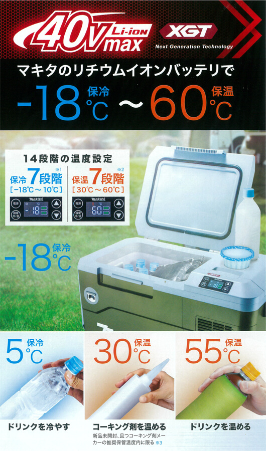 マキタ CW002GZ 充電式保冷温庫(50L)青 (本体のみ/バッテリ・充電器