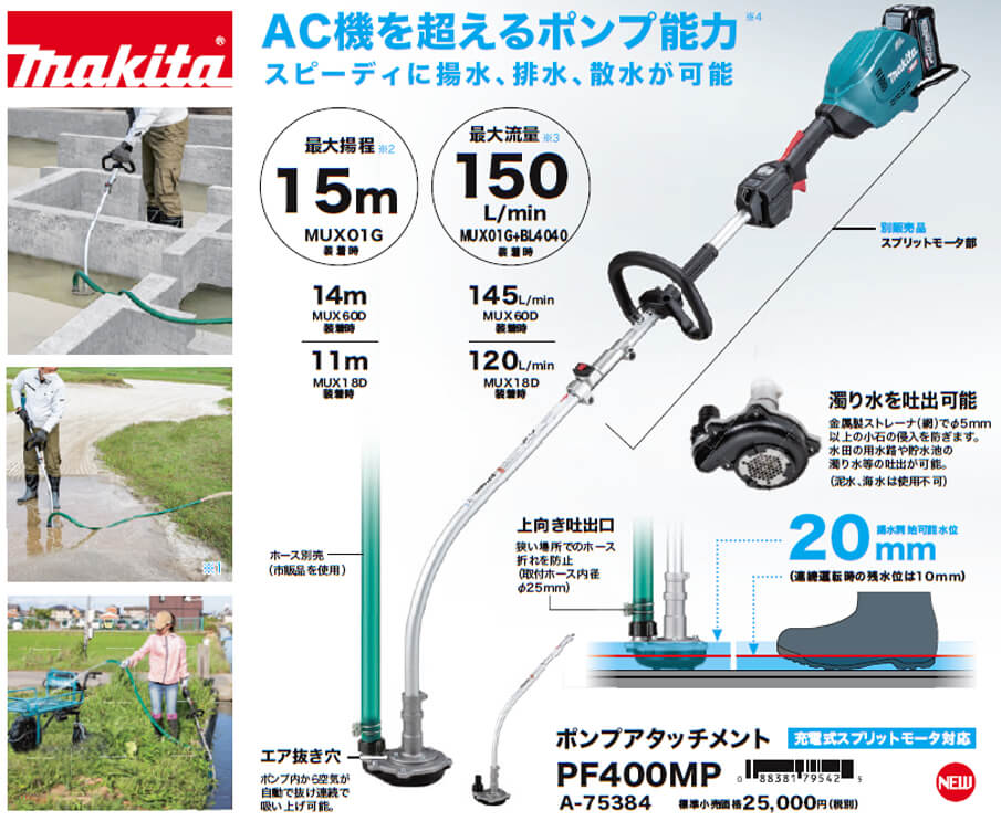 即日発送】 マキタ makita ポンプアタッチメント A-75384