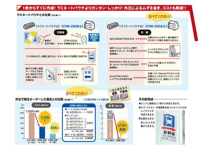 マックス　ビーポップ（Bepop）消耗品　インクリボン（シアン） - 2