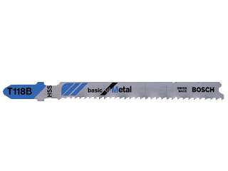 ボッシュ　ジグソーブレード　金工用　T-118B（5本入）
