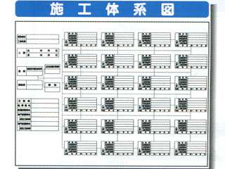 安全興業(株)　システム掲示板　施工体系図　SYSP-46