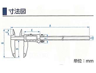 新潟精機 デジタル長尺ノギス D-500 ウエダ金物【公式サイト】