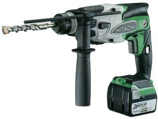 HiKOKI(日立工機)　14.4V4.0Ahコードレスロータリハンマードリル　DH14DSL(2LLCK)(L)アグレッシブグリーン
