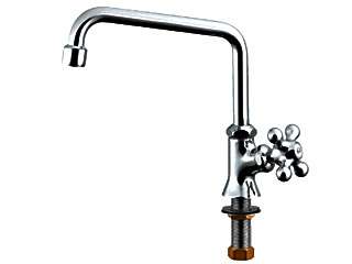 カクダイ　水栓金具　泡沫立形自在水栓　700-711-13