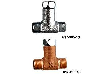  カクダイ　配管継手　片ナット異径フレキ用チーズ　617-305-13