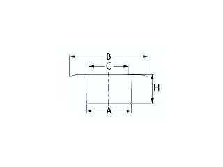 カクダイ COA掃除口 VP・VU兼用ステンレスツバヒロ掃除口(接着式) 400-411-40 ウエダ金物【公式サイト】