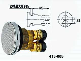 カクダイ 一口循環金具(ワンロック式) 13A 415-005 ウエダ金物【公式サイト】