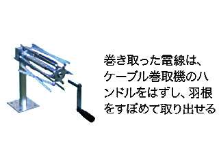 デンサン ケーブル巻取り器 CMR-200 ウエダ金物【公式サイト】