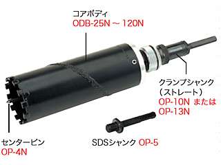 デンサン ワンタッチダイヤモンドコア フルセット OD-25N ウエダ金物【公式サイト】