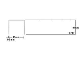 マックス　F線ステープル1010F　4800本50箱　MS92275