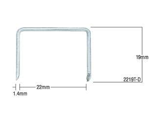 マックス　　22Tステープル　2219T-D　　5600本×4箱　MS97750