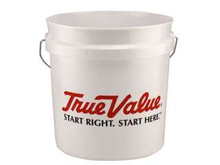 TrueValue PE ﾍﾟｰﾙ缶  7.5L ﾎﾜｲﾄ　V072257