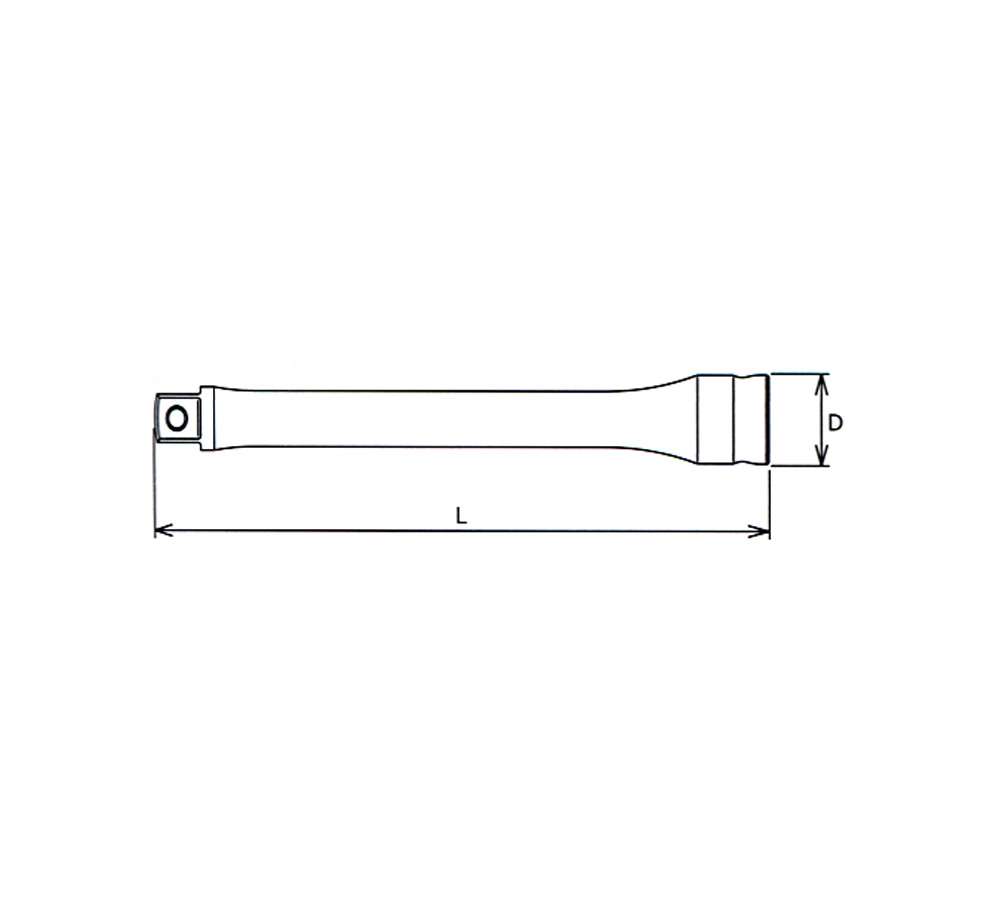 コーケン エクステンションバー Z-EAL3/8 3760Z-75 ウエダ金物【公式サイト】