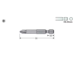 ベッセル　ポジドライブビット　B35　PZ1X4.8ΦX50(10本入り)