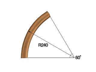 シロクマ　R240自然木コーナー材　角度調整用　BR-32A