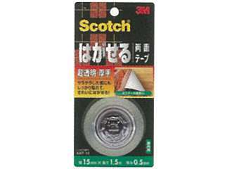 住友スリーエム　<スコッチ>はがせる両面テープ【超透明/厚手】　KRT-15(20巻入)