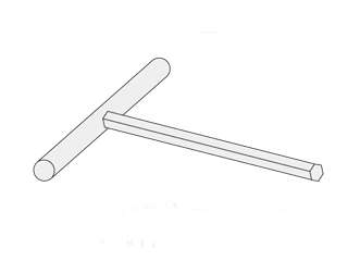 サカエ　作業台連結脚・専用レンチ　KK100WRE