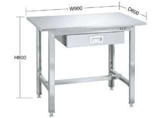 サカエ　ステンレス作業台　SUS4A-096LC