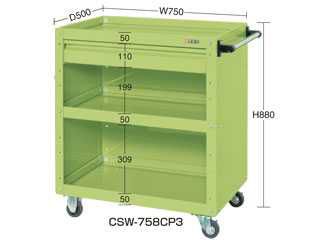 サカエ　ＣＳスーパーワゴン　CSW-608P3
