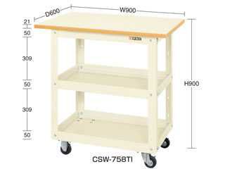 サカエ　ＣＳスーパーワゴン　CSW-758T
