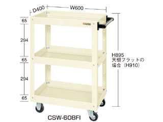サカエ　ＣＳスーパーワゴン　CSW-608F