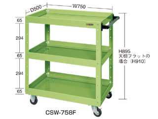 サカエ　ＣＳスーパーワゴン　CSW-758F