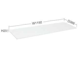 サカエ　工具管理ユニットオプション棚板　KU-12TW
