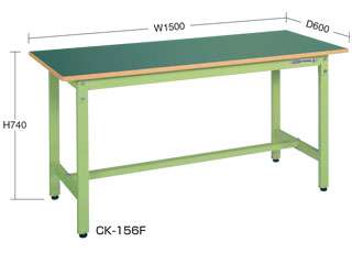 サカエ　軽量作業台ＣＫタイプ　ＣＫ−１５６Ｆ