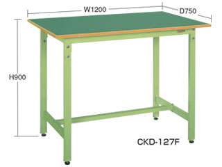 サカエ　軽量立作業台ＣＫＤタイプ　ＣＫＤ−１２７Ｆ