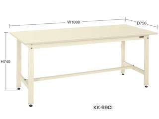 サカエ　軽量作業台ＫＫタイプ　カブセ天板仕様　ＫＫ−５９ＣＩ