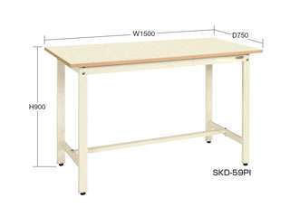 サカエ　軽量立作業台ＳＫＤタイプ　　ＳＫＤ−５９ＦＩＶ