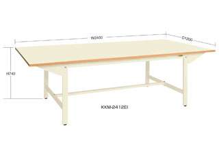 サカエ　大型作業台・軽量ＫＫタイプ　ＫＫＦ−２４１２Ｅ