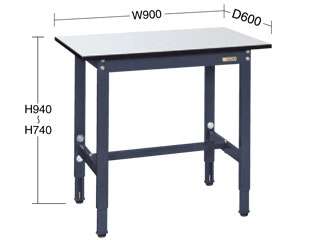 サカエ　軽量高さ調整作業台ＴＫＳタイプ　ＴＫＳ−０９６ＰＤ